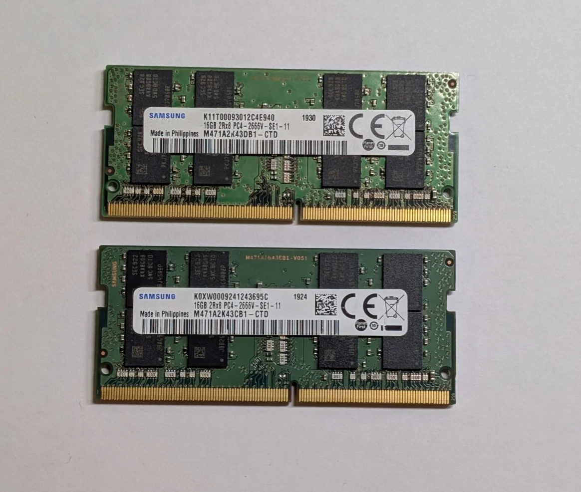 Samsung DDR4 SDRAM 16 GB Total Capacity Memory (RAM) for sale | eBay