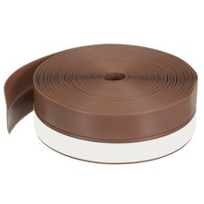 Silicone Seal Strip, 35mm Width x 33FT Length Sealing Foam Tape, Brown