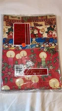 VTG NOS Cleo Christmas Wrapping Paper 50 Sq/Ft Flat Gift Wrap 8 Sheets, Designs