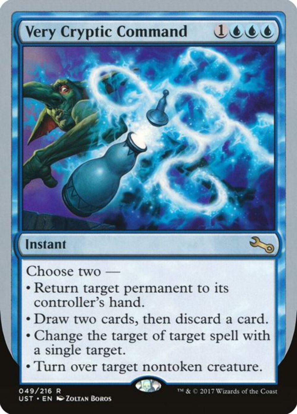 Very Cryptic Command (49d)