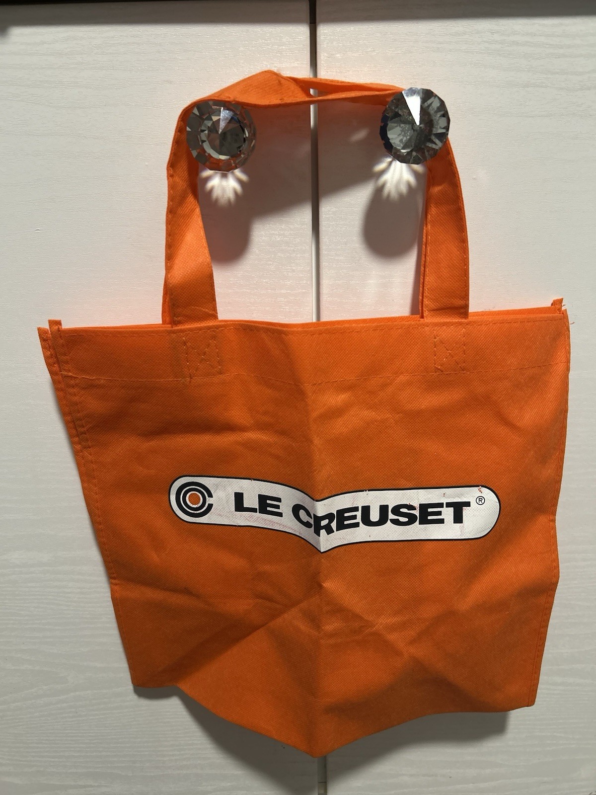 Bright Orange Le Creuset Tote Bag