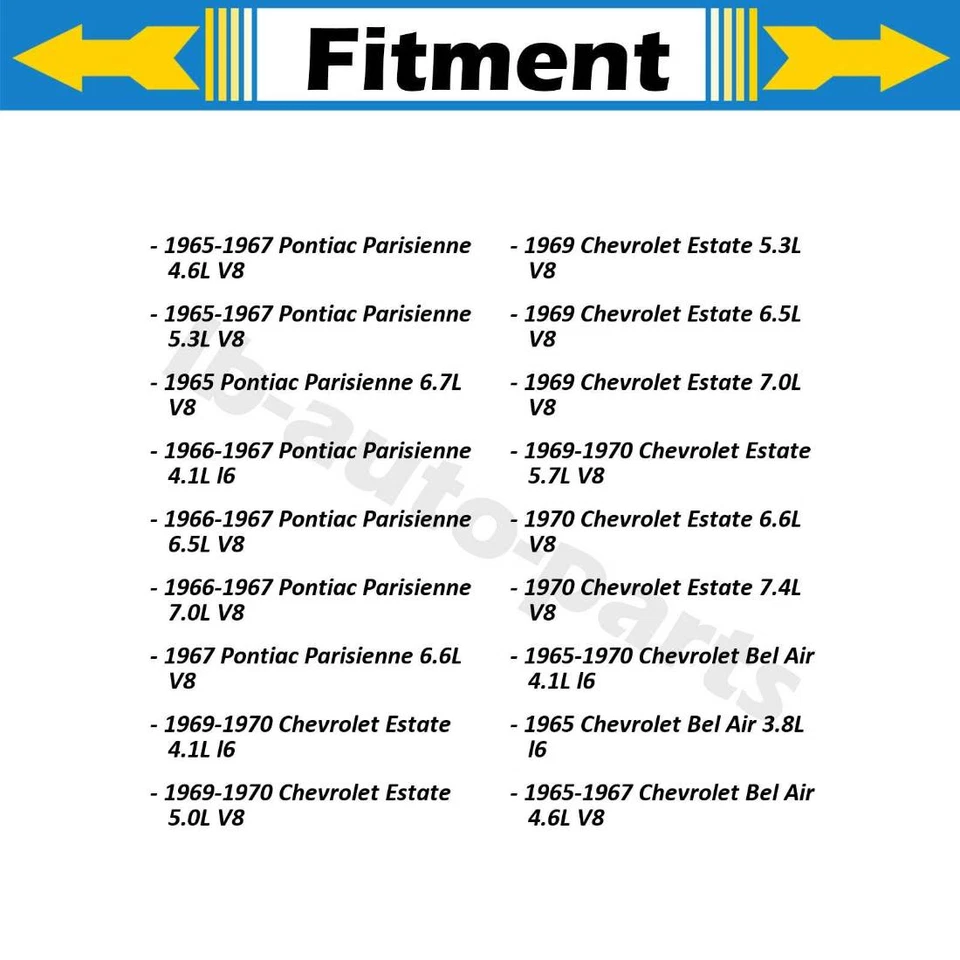 Cilindro de rueda de freno de tambor delantero 2 piezas para Chevrolet Caprice 1967 1968 1969 5,3 L Foto 2 de 4