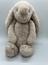 Jellycat Bashful Bunny Medium 12in Beige Plush Stuffed Animal