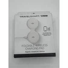 Travel Smart by conair 2 Device Magnetic 15W Wireless Charge NEW