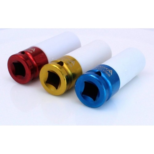 Asta 1/2" Kraftstecknuss-Satz Schoneinsätze Radmutter Rad-Montage SW  17,19,21mm - Bild 4 von 4