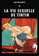 Grand poster / Affiche « La Vie Sexuelle De Tintin » - Jan Bucquoy