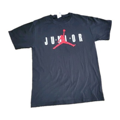 Nike Air Jordan Junior Boys T Shirt Small Black