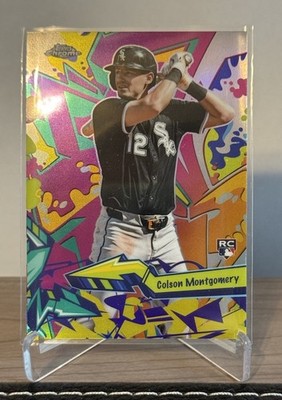 Colson Montgomery 2026 Topps Chrome White Sox Rookie Wild Style WST-24