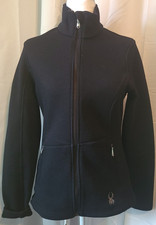 Womans Core sweater Spyder zip front - M - Black