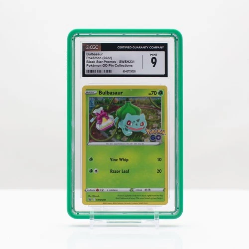 Pokemon Bulbasaur Cosmos Holo #SWSH231 Pokemon GO Promo 2022 - CGC 9 Mint