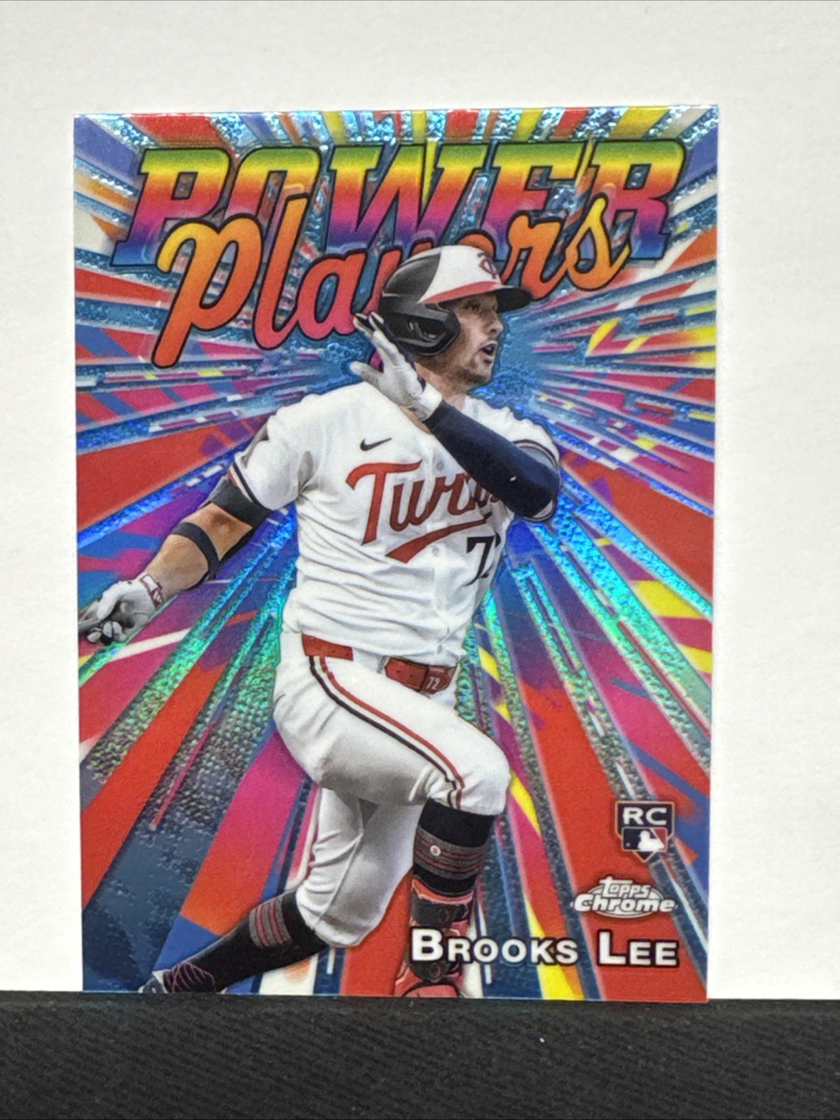 Brooks Lee 2025 Topps Chrome Power Players Insert #PP-23 Twins RC