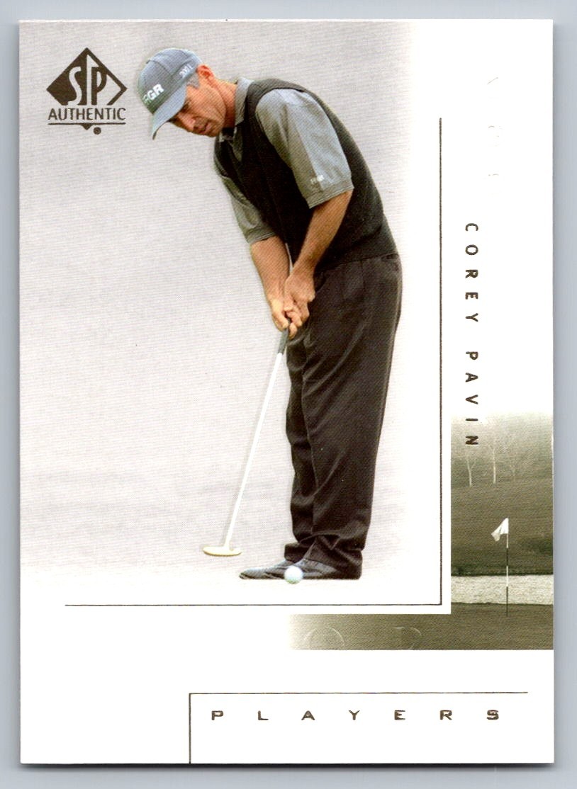 2001 UPPER DECK /SP AUTHENTIC GOLF CARD - MAJOR PLAYERS #110 COREY PAVIN