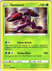 Genesect 016/185 Vivid Voltage Holo Rare