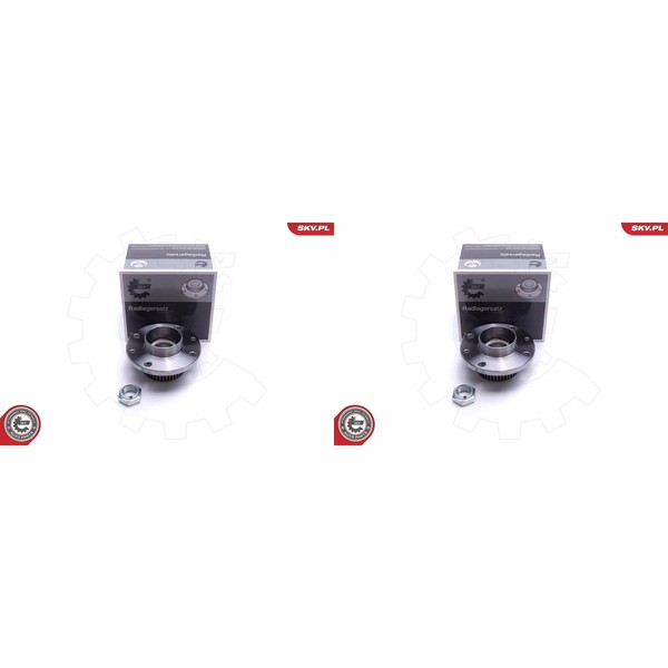 2X Esen SKV RADLAGER-SATZ Hinten Passend FüR Alfa 145 146 Fiat Barchetta Brava-image