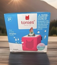 NIB Factory Sealed Pink Toniebox 1 Includes Little Mermaid Character And Charger