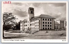 Vintage Uganda Postcard KAMPALA Makerere College 1945