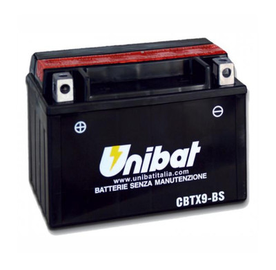 BATTERIE CBTX9-BS Für KAWASAKI ZR400D Xanthus 400 92- 12V-8,4AH