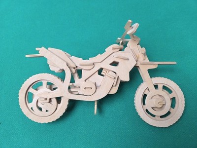24,5 cm Kai Langlauf Motorrad Holzmodell A/F