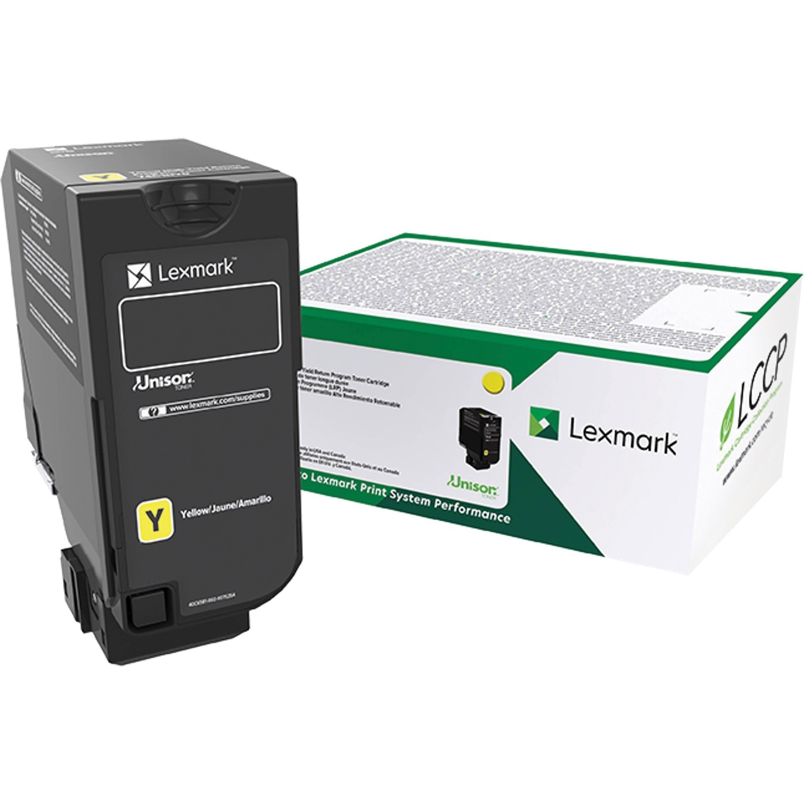 Оригинальный тонер-картридж Lexmark - желтый (74C0SYG)