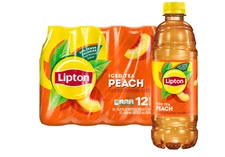Lipton Peach Iced Tea, 16.9 Fl Oz Bottles (Pack of 12)