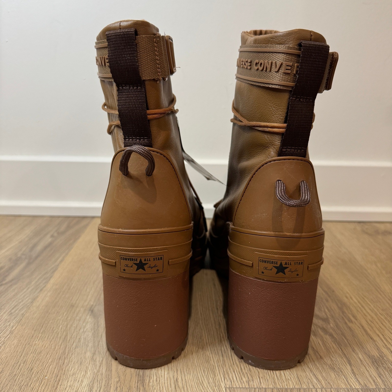 Converse Chuck Taylor GR82 Platform Boots Brown Womens 8.5 570529C All Stars NEW thumbnail 7