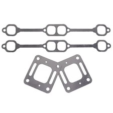 Gasket Manifold Fits For Mercruiser 5.0 MPI 5.7 350 Riser Block V8 Elbow Kit