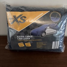 Auto Xs Sz Ex Large Outdoor Car Cover. 210x74x47 Inch. New In Pkg. Navy Blue