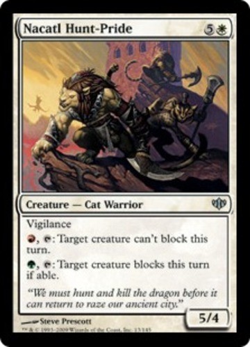 Nacatl Hunt-Pride - Conflux #13/145 MTG Magic The Gathering - Picture 1 of 1