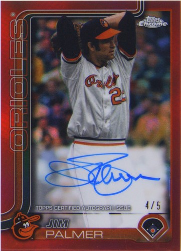Penthouse 直筆サイン ジャケットカード Jim Palmer 2025 Topps 90A-JP 1990 Topps 35th Anniversary Autograph