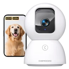 5G Indoor, 3K Pet/Dog with Speaker/App, PTZ WiFi Baby Monitor Cameras for Hom...