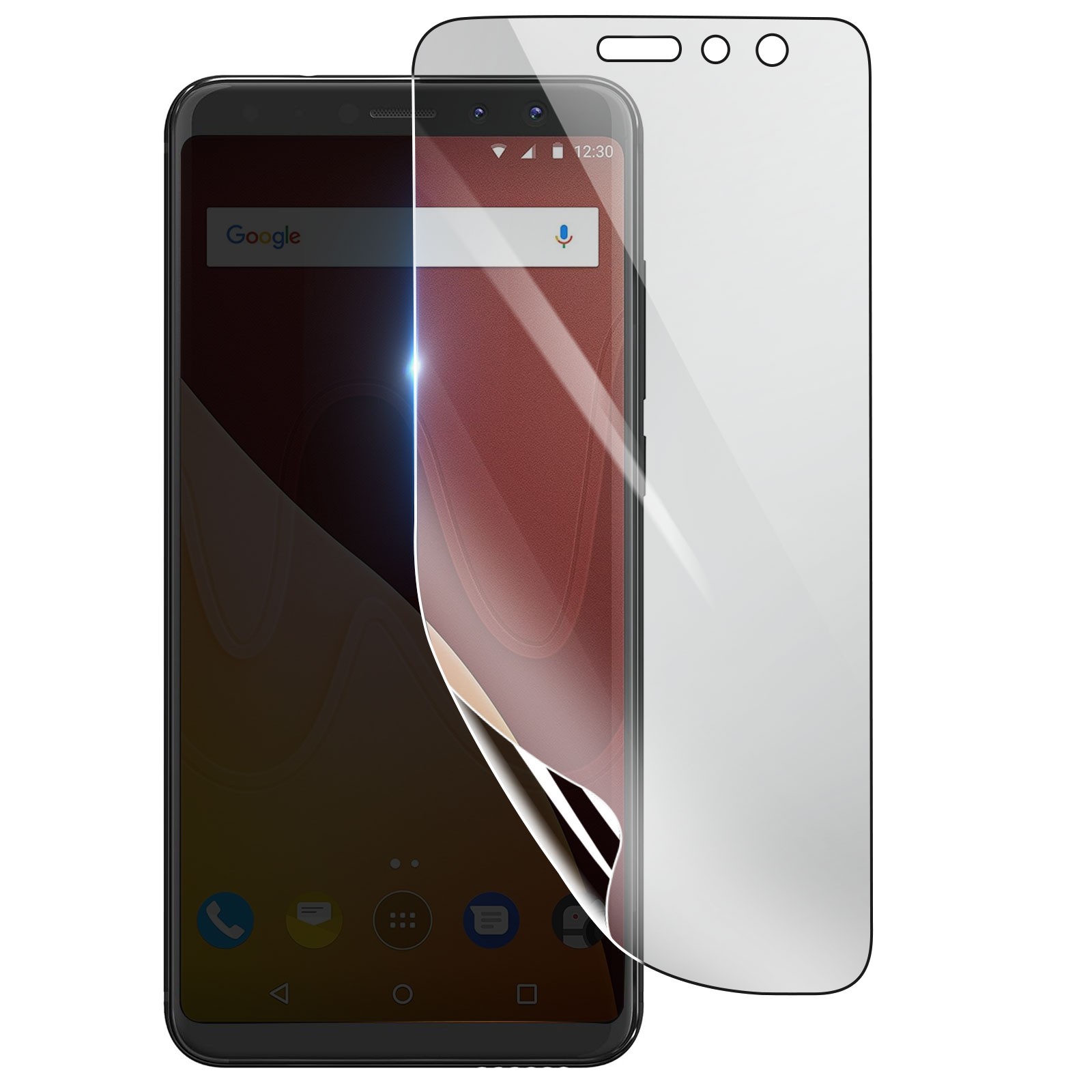 Film hydrogel antichoc Wiko View Prime protection écran transparente 3mk anti-rayure