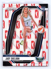 2024 Panini Prizm WNBA JACY SHELDON Logo Silver Prizm Rookie (RC) #141 Wings Sky