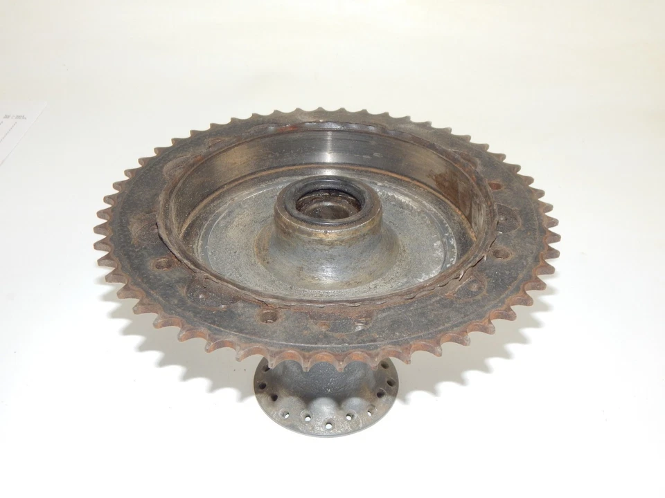 Buje de rueda trasera CZ 250 400 1971-74 MOTOCROSS 964-56-521+piñón 52T vintage Foto 2 de 4