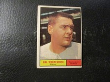 1961  TOPPS #397 HAL WOODESHICK  SENATORS   VG