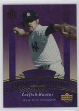 2005 Upper Deck Reflections Legendary Purple /99 Catfish Hunter #169 HOF 0l2