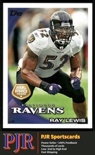 Ray Lewis 2010 Topps #25 Baltimore Ravens