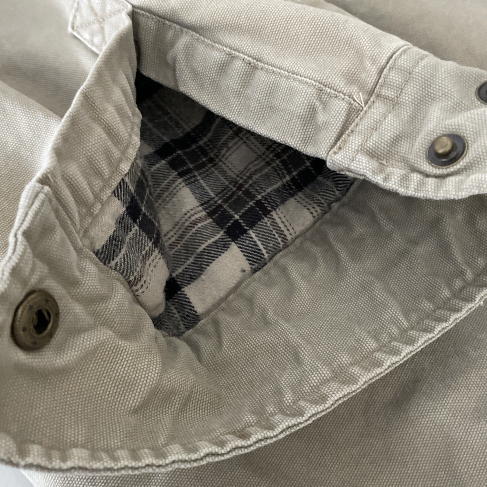 Basic Edition Men's Flannel-Lined Jacket Heavy Ca… - image 14