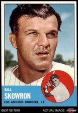 1963 Topps #180 Bill Skowron Dodgers 8 - NM/MT