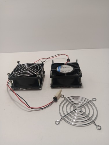 2 pcs EBMPAPST 8312 AXIAL FAN, 80MM, 12VDC - 2.2W - 185 mA - LOT of 2