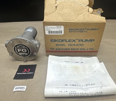 NEW OPEN BOX- Nikkiso Eiko FG-10 Eikoflex Pump FG10-S7RC || FAST SHIPPED  