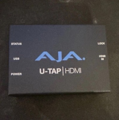 AJA U-TAP HDMI to USB Capture Card (TESTED AND WORKING)