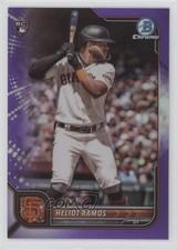2022 Bowman Chrome Purple Refractor 239/250 Heliot Ramos #96 19n6