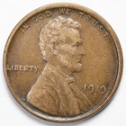1919-S VF/XF Lincoln Wheat Penny Cent - San Francisco Mint