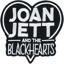 Patch - C&D Visionary - Joan Jett & the Blackhearts Logo 3.25"x3.25" Iron-On NEW