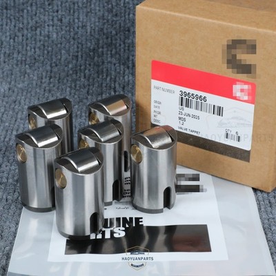 Set of 6 Tappet Valve Cam Followers for Cummins 8.3L 6CT ISC QSL ISL 3965966