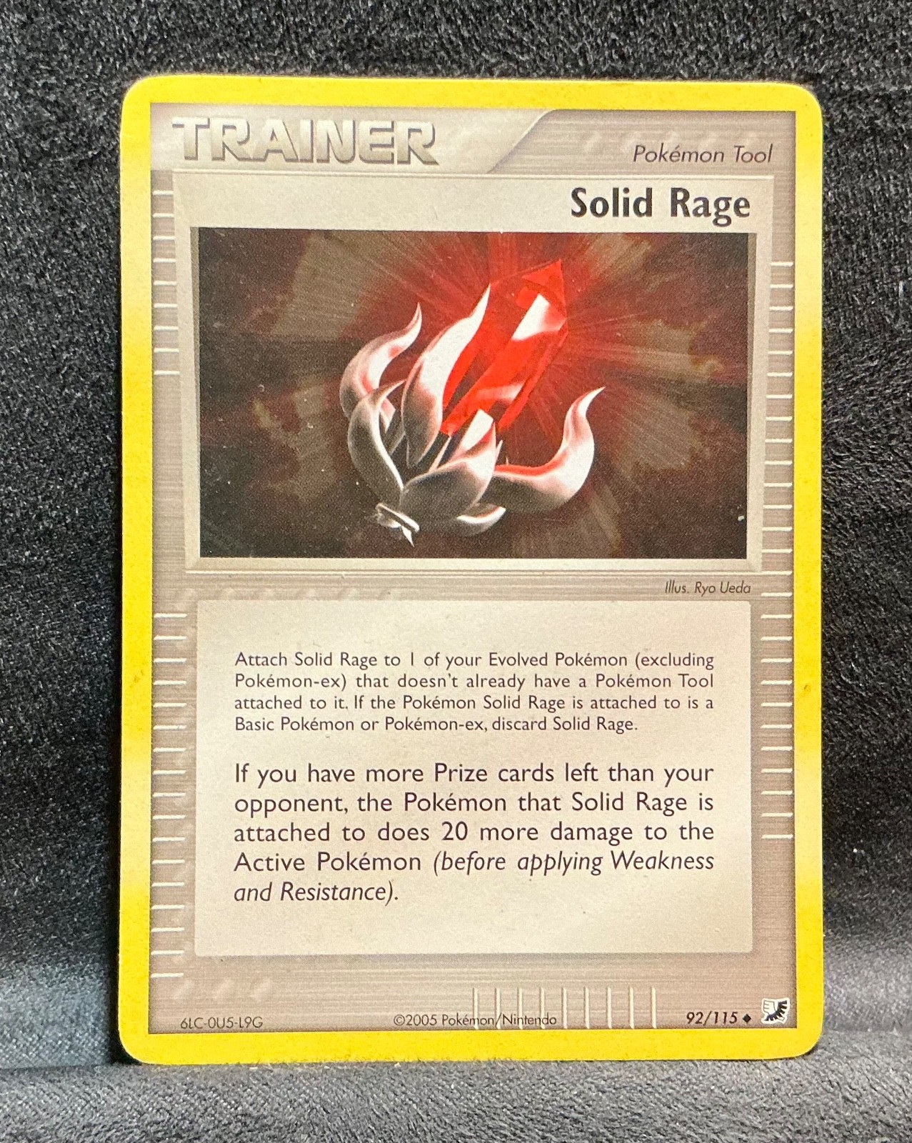 Solid Rage 92/115 Unseen Forces Regular Trainer 2005 Pokemon Card