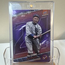 2025 Topps Pristine - Perseverance Ty Cobb #P-5 Purple Refractor /99