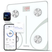 RENPHO Smart Scale for Body Weight, FSA HSA Eligible, 11"/280mm, White