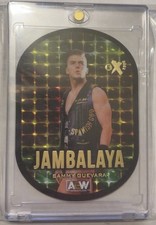 SAMMY GUEVARA AEW 2022 SKYBOX METAL UNIVERSE JAMBALAYA SSP RARE INSERT! 🔥