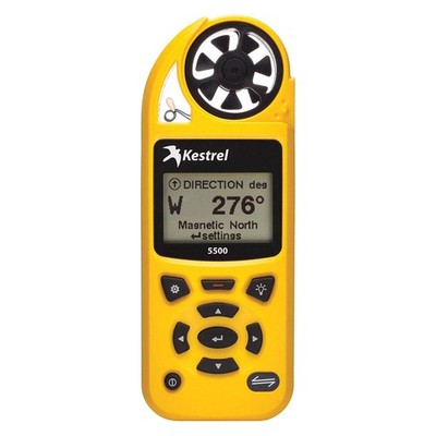 KESTREL 0855YEL Weather Meter,Yellow,0.3 to 48.87'' Hg 49KA91